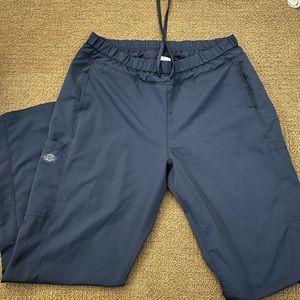 Dickies brand navy blue scrub pants